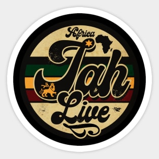 Jah Live Africa Sticker